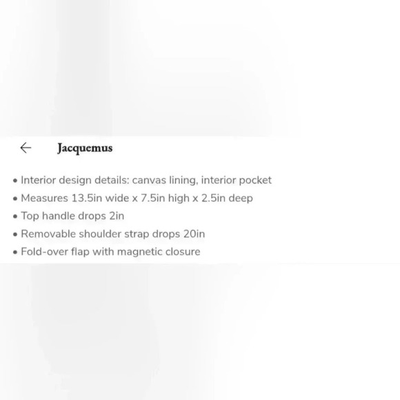 Jacquemus Le Bambinou Bag - Picture 15 of 15